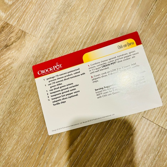 Crockpot Recipe Tin - Picture 4 of 6